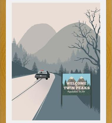 Cuadro Welcome to Twin Peaks