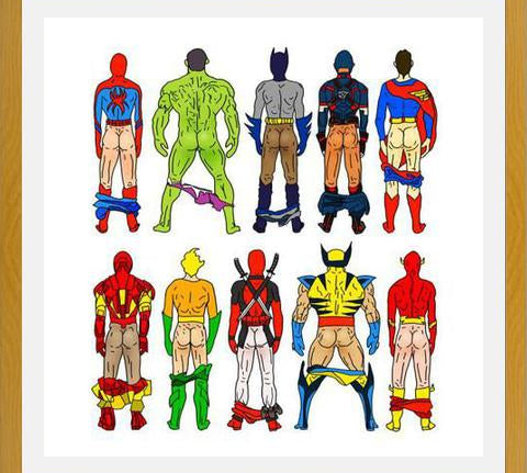 Superhero Butts
