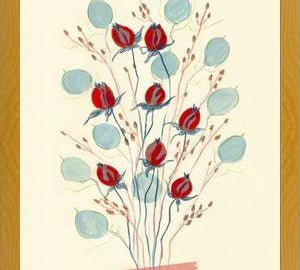 Cuadro Retro Floral Arrangement