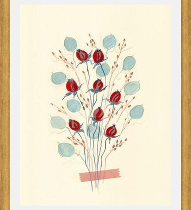 Cuadro Retro Floral Arrangement