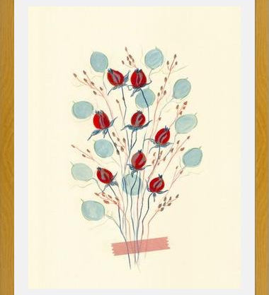 Cuadro Retro Floral Arrangement