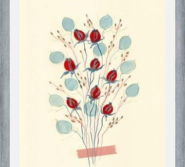 Cuadro Retro Floral Arrangement