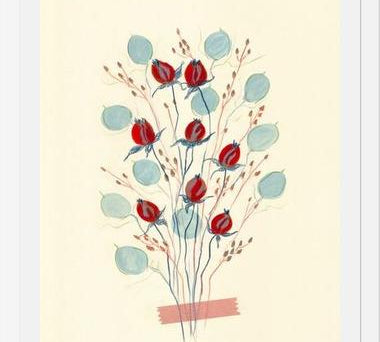 Cuadro Retro Floral Arrangement