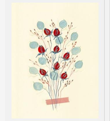 Cuadro Retro Floral Arrangement