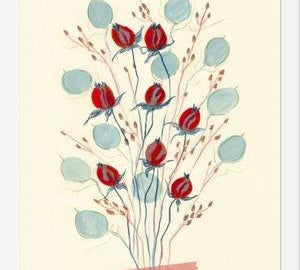 Cuadro Retro Floral Arrangement
