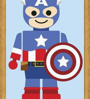 Cuadro Capitán América Toy