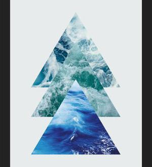 Cuadro Ocean Triangles