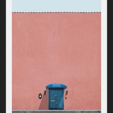 Cuadro Puerta y techo azul