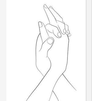 Cuadro Hands series - Together