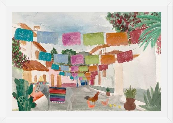 Cuadro Mural Pueblo Mexicano