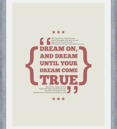Cuadro Dream On