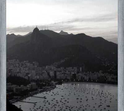Cuadro Corcovado Sunset BW