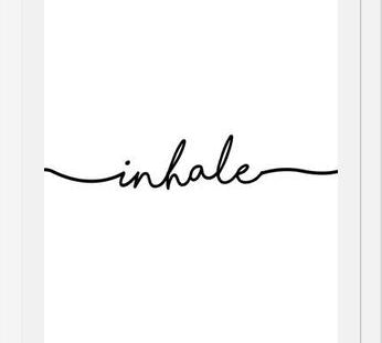 Cuadro Inhale
