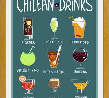 Cuadro Chilean Drinks
