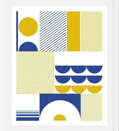Cuadro Geometría abstracta