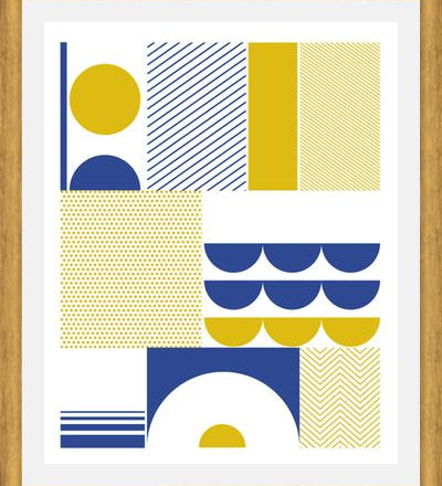Cuadro Geometría abstracta