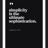 Cuadro Simplicity is the ultimate