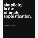 Cuadro Simplicity is the ultimate