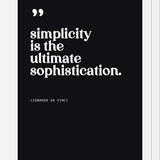 Cuadro Simplicity is the ultimate
