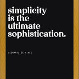Cuadro Simplicity is the ultimate