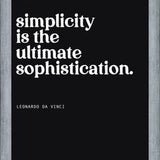 Cuadro Simplicity is the ultimate