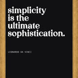Cuadro Simplicity is the ultimate