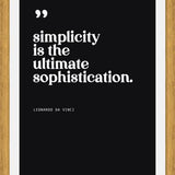 Cuadro Simplicity is the ultimate
