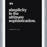 Cuadro Simplicity is the ultimate