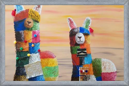 Cuadro Alpacas