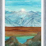 Cuadro Lines in the mountains XI