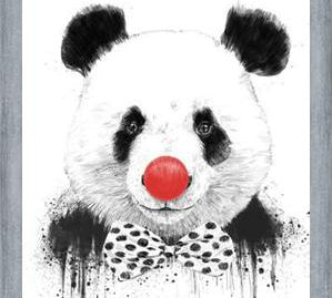 Cuadro Clown Panda