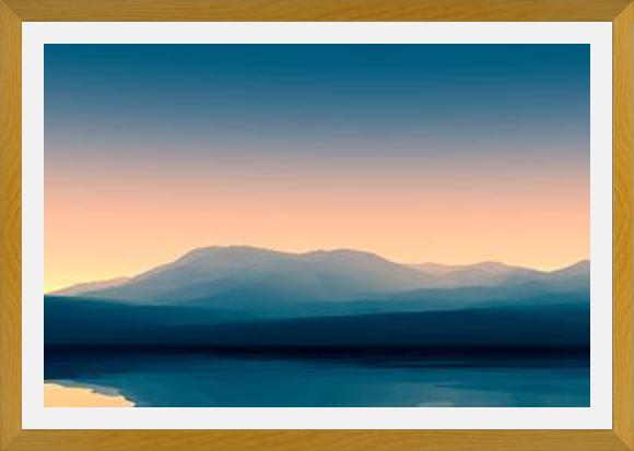Cuadro Sunset in the Mountains 10