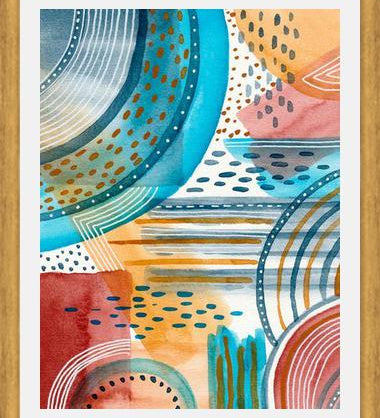 Cuadro Watercolor improvisation 05