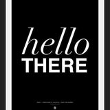 Cuadro Hello There Black