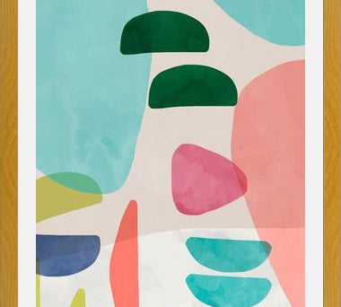Cuadro Organic Bold Rounded Shapes