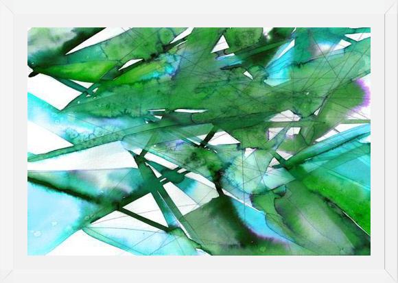 Cuadro GUIDING LIGHTS 4, GREEN AQUA