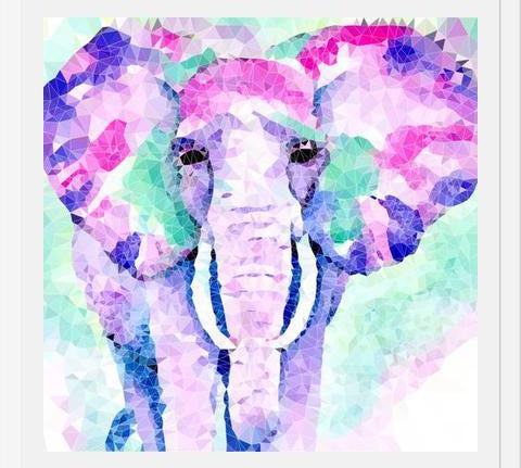 Cuadro Elefante Rosa