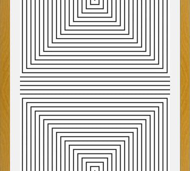 Cuadro ilusión de óptica