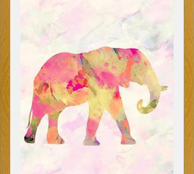 Cuadro Abstract Elephant