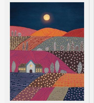 Cuadro Midnight landscape II
