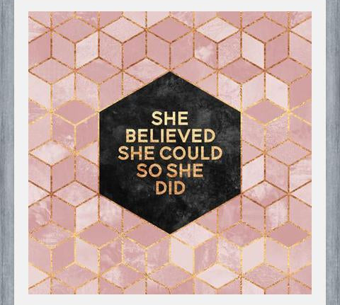 Cuadro She Believed She Could