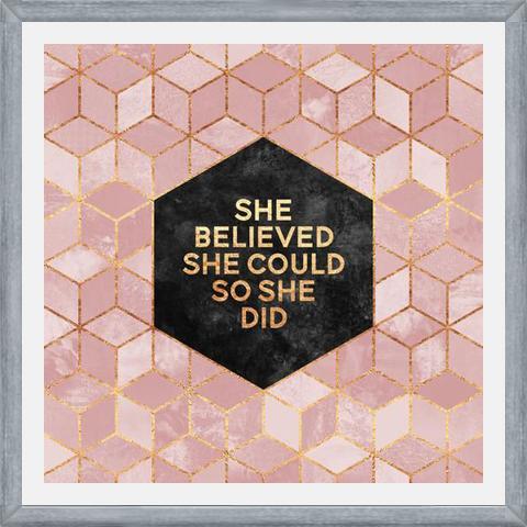 Cuadro She Believed She Could