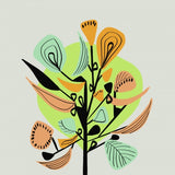 Canvas Modern floral forms 02