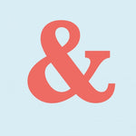 Canvas Ampersand Baskerville Orange - Galeria Impresionarte