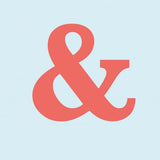 Canvas Ampersand Baskerville Orange - Galeria Impresionarte