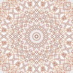 Canvas Copper Geo Mandala - Galeria Impresionarte