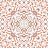 Canvas Copper Geo Mandala - Galeria Impresionarte