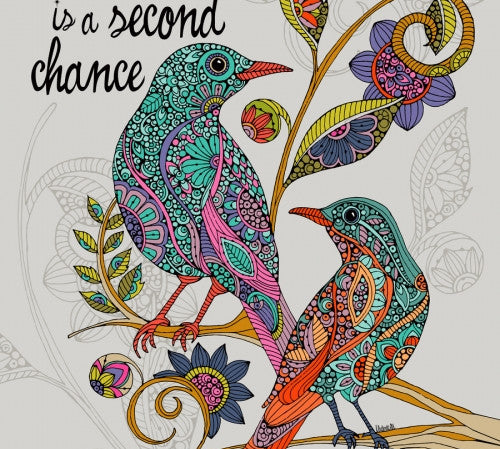 Canvas Everyday is a second chance - Galeria Impresionarte