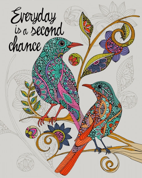 Canvas Everyday is a second chance - Galeria Impresionarte