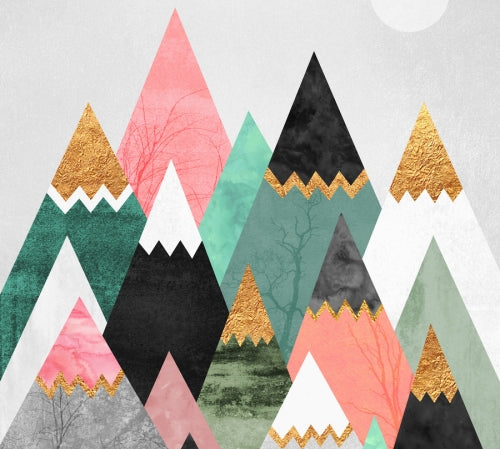 Canvas Pretty Mountains - Galeria Impresionarte
